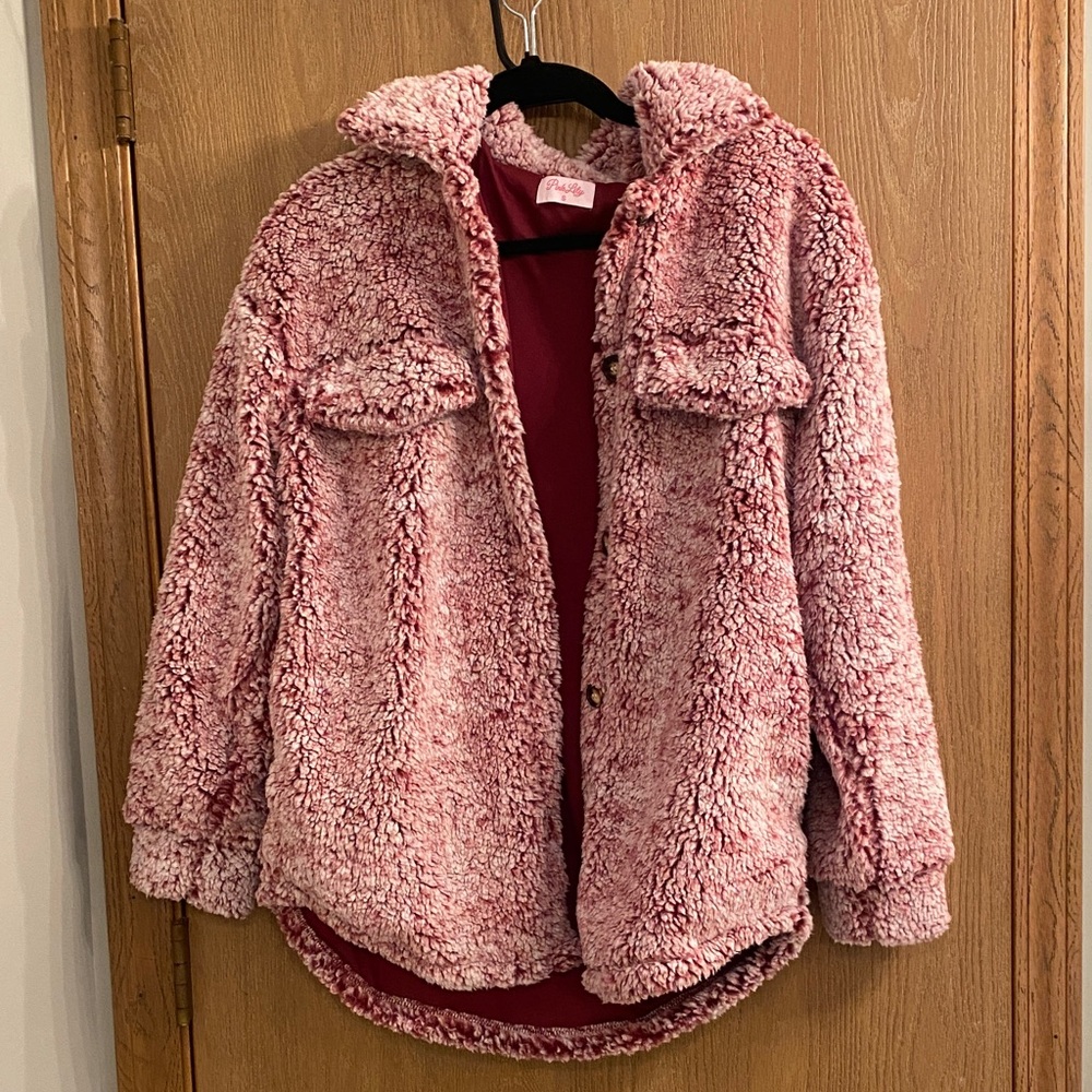 Pink Lily Sherpa Jacket